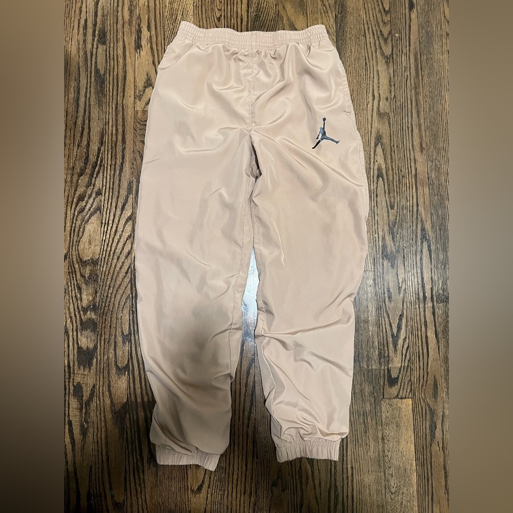 Jordan Kids Light Tan Joggers with Logo